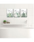 Фото #2 товара Boho Botanical Bathroom Rules Wall Art - 7.5 x 10 in 3 Signs Wash, Brush, Flush