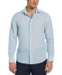 Фото #3 товара Men's Travelselect Linen Blend Wrinkle-Resistant Shirt