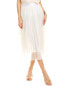 Фото #1 товара Eva Franco Lila Pearl Tulle Skirt Women's White Xl