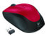 Фото #4 товара Logitech Wireless Mouse M235 - Ambidextrous - Optical - RF Wireless - Black - Red