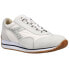 Diadora Equipe H Canvas Stone Wash Evo Lace Up Womens White Sneakers Casual Sho
