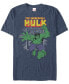 Фото #1 товара Marvel Men's Comic Collection Vintage The Hulk Stamp Short Sleeve T-Shirt