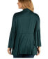 Фото #2 товара Long Flared Sleeve Open Front Plus Size Cardigan