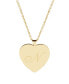 ფოტო #13 პროდუქტის Isabel Initial Heart Gold-Plated Pendant Necklace