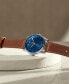 ფოტო #4 პროდუქტის Men's Bold Verso Swiss Quartz Cognac Leather Strap Watch 42mm