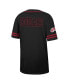 Фото #2 товара Men's Black Washington State Cougars Free Spirited Mesh Button-Up Baseball Jersey