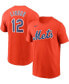 Фото #1 товара Men's Francisco Lindor Orange New York Mets Name Number T-shirt