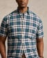 Фото #3 товара Men's Big & Tall Plaid Oxford Workshirt