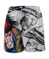 Men's White X-Men Gambit Retro Shorts