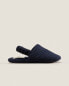 Фото #1 товара Waffle fabric mule slippers