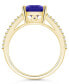 ფოტო #2 პროდუქტის Tanzanite (3-1/7 Ct. t.w.) and Diamond (1/3 Ct. t.w.) Ring