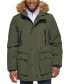 Фото #5 товара Men's Parka with a Faux Fur-Hood Jacket, Created for Macy's