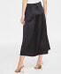 Фото #2 товара Women's Double Slit Midi Skirt, Created for Macy's