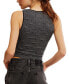 ფოტო #2 პროდუქტის Women's Love Letter Textured Sweetheart Cami