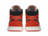 Фото #6 товара Кроссовки Nike Air Jordan 1 Mid Team Orange Black (Оранжевый)