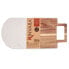 Фото #2 товара Разделочная доска Белый Мрамор древесина акации 18 x 1,5 x 38 cm (8 штук)