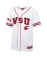 Men's White and Crimson Washington State Cougars Free Spirited Baseball Jersey