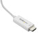 Фото #5 товара StarTech.com 10ft (3m) USB C to HDMI Cable - 4K 60Hz USB Type C to HDMI 2.0 Video Adapter Cable - Thunderbolt 3 Compatible - Laptop to HDMI Monitor/Display - DP 1.2 Alt Mode HBR2 - White - 3 m - USB Type-C - HDMI Type A (Standard) - Male - Male - Straight