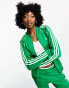 Adidas Originals Adicolor superstar track top in green grün, S - фото #1