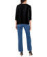 ფოტო #3 პროდუქტის Women's V-Neck Dolman-Sleeve Sweater