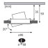 LED-Einbauleuchte Coin 3er-Set RGBW