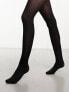 Фото #5 товара Vero Moda 40 denier 2 pack tights in black