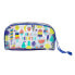 EUREKAKIDS Beach wash bag with transparent orange design