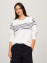 Фото #1 товара Embroidered Logo Stripe Sweatshirt