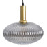 Фото #1 товара Потолочный светильник Стеклянный Серый Позолоченный Металл 30 x 30 x 26 cm