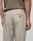 Фото #5 товара Men's Lyocell Pleated Trousers