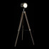 Фото #7 товара Напольный светильник DKD Home Decor Металл Деревянный Серебряный Светло-коричневый Трипод (66 x 66 x 142 cm)