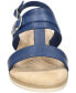 Фото #6 товара Women's Caddo Buckle Slingback Wedge Sandals