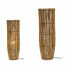 Фото #2 товара Напольный светильник из натурального бамбука 21,5 x 62 x 21,5 см (2 штуки) Gift Decor