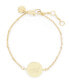 ფოტო #1 პროდუქტის 14K Gold Plated Paige Initial Bracelet