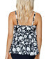 Фото #2 товара Women's Printed Tiered Bandini Tankini Swim Top, Created for Macy's