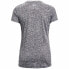 Women’s Short Sleeve T-Shirt Under Armour Tech Twist Grey
