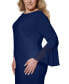 Plus Size Illusion Bell-Sleeve Dress