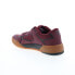 DC Metric ADYS100626-MAR Mens Burgundy Leather Skate Inspired Sneakers Shoes