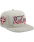 ფოტო #1 პროდუქტის Men's Gray Boston Red Sox Corduroy Golfer Adjustable Hat