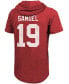 Men's Deebo Samuel Scarlet San Francisco 49Ers Player Name Number Tri-Blend Hoodie T-shirt Красный, Large - фото #2