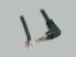 Фото #1 товара Разъем мужской BKL Electronic 1101054 - 3.5 мм, длина кабеля 1.8 м, черный