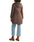 ფოტო #2 პროდუქტის Women's Sapphire Long Packable Hooded Parka