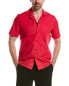 Фото #1 товара Hugo Hugo Boss Straight Fit Shirt Men's Red L