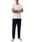 ფოტო #5 პროდუქტის Men's Crew Neck Slim Fit Undershirt Set, 3-Pack