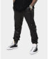 ფოტო #1 პროდუქტის Men's Leather Cargo Jogger