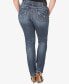 Фото #2 товара Джинсы прямого кроя Silver Jeans Co. модель Suki плюс-сайз
