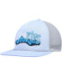 Men's Light Blue, Gray Upper Echelon Trucker Snapback Hat