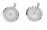 Original steel earrings Ponoma 23043