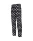 ფოტო #3 პროდუქტის Men's Black Brooklyn Nets Allover Logo Print Gauge Sleep Pants