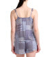 Women's 2-Pc. Printed Cami Short Pajamas Set